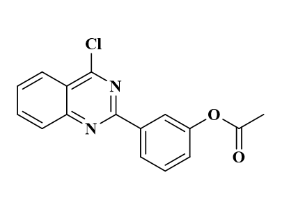 3-(4-氯喹唑啉-2-基)苯基乙酸酯
